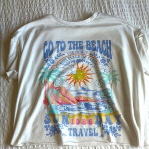 Graphic oversized Beach T-Shirt